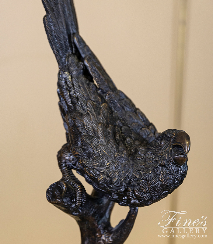 Bronze Statues  - Bronze Parrot Statue - BS-851